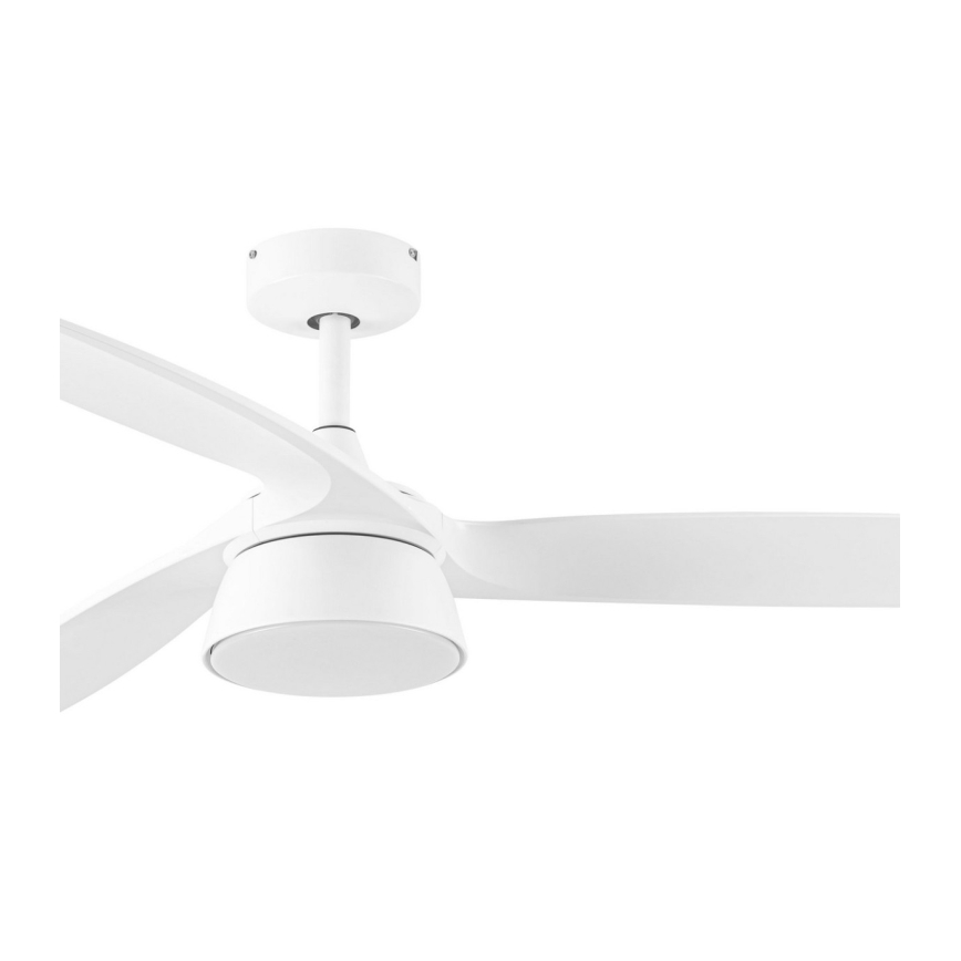 Lucci Air 513073 - LED-dæmpbar loftventilator BRONX LED/18W/230V 3000/4000/6000K Ø 132 cm hvid + fjernbetjening
