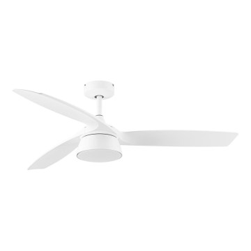 Lucci Air 513073 - LED-dæmpbar loftventilator BRONX LED/18W/230V 3000/4000/6000K Ø 132 cm hvid + fjernbetjening