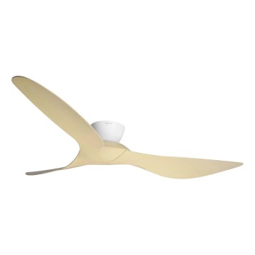 Lucci Air 514031 - Loftventilator KOTARA Ø 137 cm beige/hvid + fjernbetjening