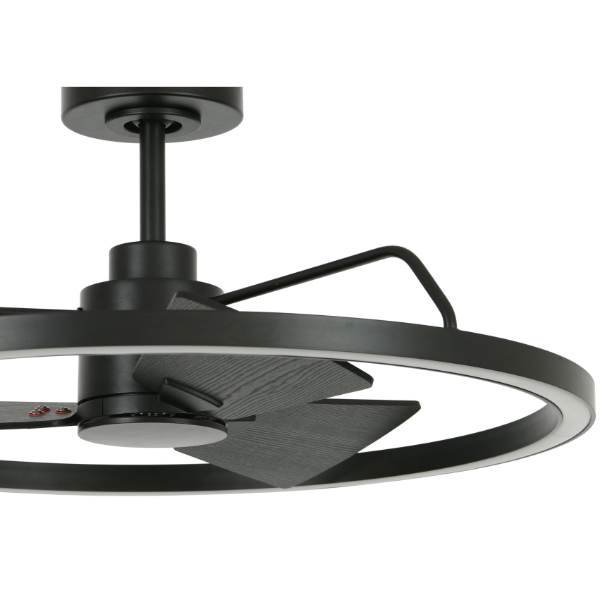 Lucci Air 516124 - LED loftventilator dæmpbar CESSNA LED/36W/230V 3000/4000/5000K sort + fjernbetjening