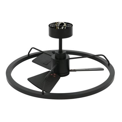 Lucci Air 516124 - LED loftventilator dæmpbar CESSNA LED/36W/230V 3000/4000/5000K sort + fjernbetjening