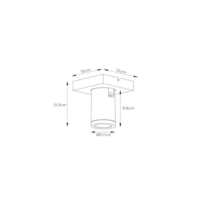 Lucide 09930/05/30 - LED spotlampe dæmpbar TAYLOR 1xGU10/5W/230V IP44