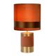 Lucide 10500/81/43 - Bordlampe EXTRAVAGANZA FRIZZLE 1xE14/40W/230V brun