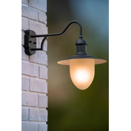 Lucide 11871/01/30 - Udendørs væglampe ARUBA 1xE27/60W/230V IP44