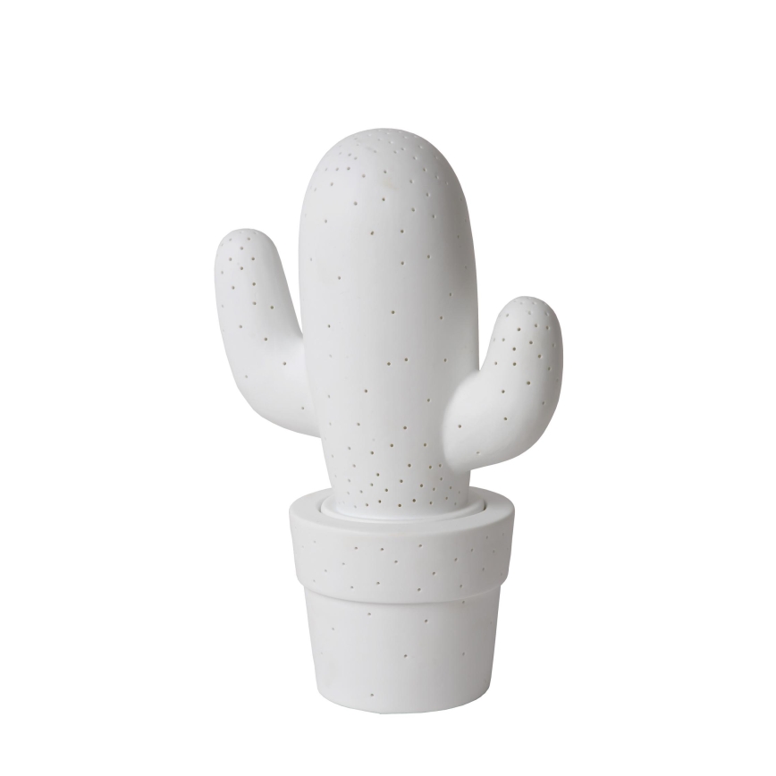 Lucide 13513/01/31 - Bordlampe CACTUS 1xE14/40W/230V hvid