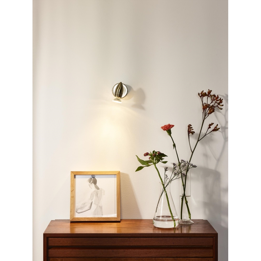 Lucide 13955/05/12 - LED spotlampe CARO-LED 1xGU10/5W/230V mat krom