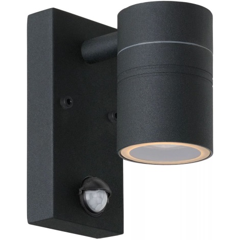 Lucide 14866/05/30 - LED udendørslampe med sensor ARNE-LED 1xGU10/5W/230V IP44
