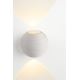 Lucide 17804/06/31 - Udendørs LED væglampe AYO 2xLED/3W/230V hvid IP54