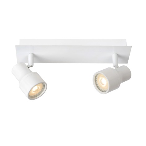 Lucide 17948/10/31 - LED spotlampe til badeværelse SIRENE-LED 2xGU10/4,5W/230V