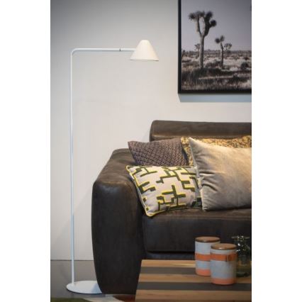 Lucide 20715/05/31 – LED gulvlampe DEVON 1×LED/3W/230V hvid