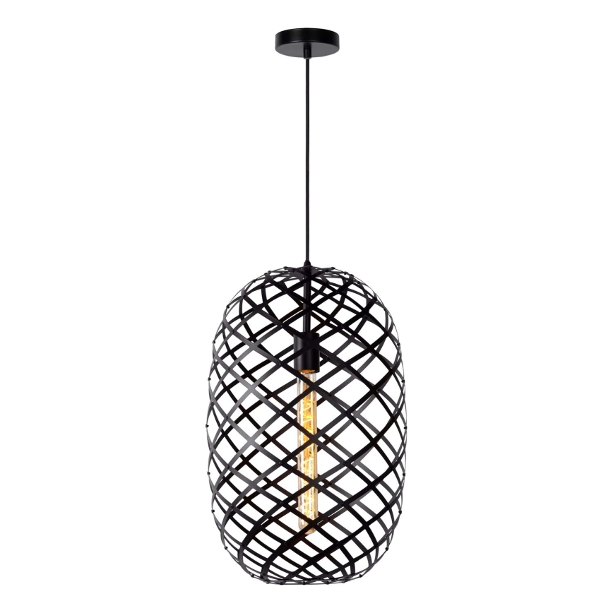 Lucide 21417/32/30 - Pendel WOLFRAM 1xE27/60W/230V sort