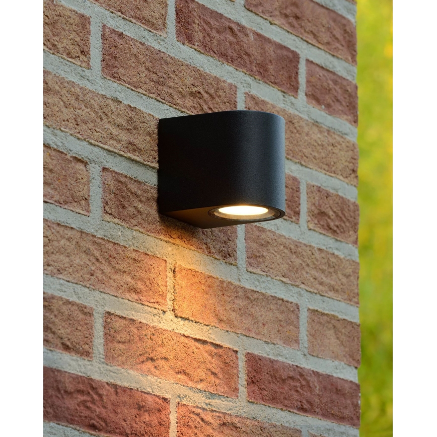 Lucide 22861/05/30 - Udendørs LED væglampe dæmpbar ZORA 1xGU10/5W/230V IP44