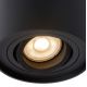 Lucide 22952/11/30 - Spotlampe dæmpbar TUBE 1xGU10/50W/230V sort