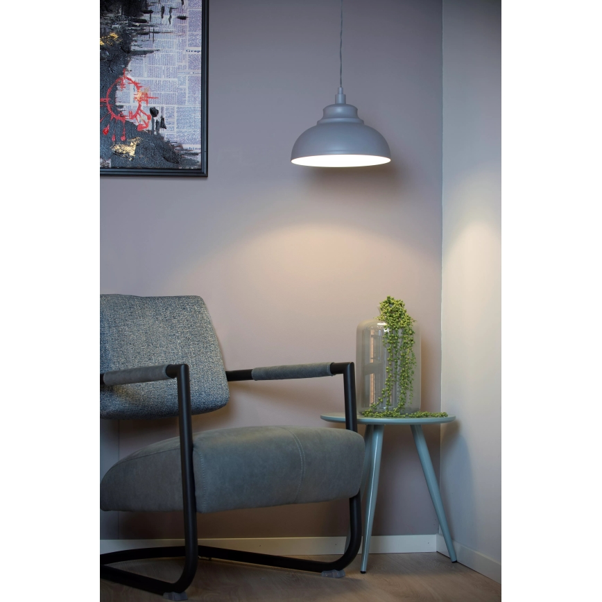 Lucide 34400/29/36 - Pendel ISLA 1xE14/40W/230V grå