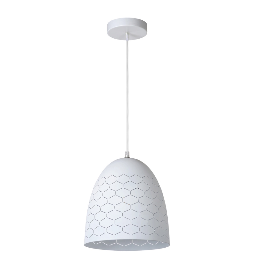 Lucide 43408/24/31 - Pendel GALLA 1xE27/60W/230V hvid