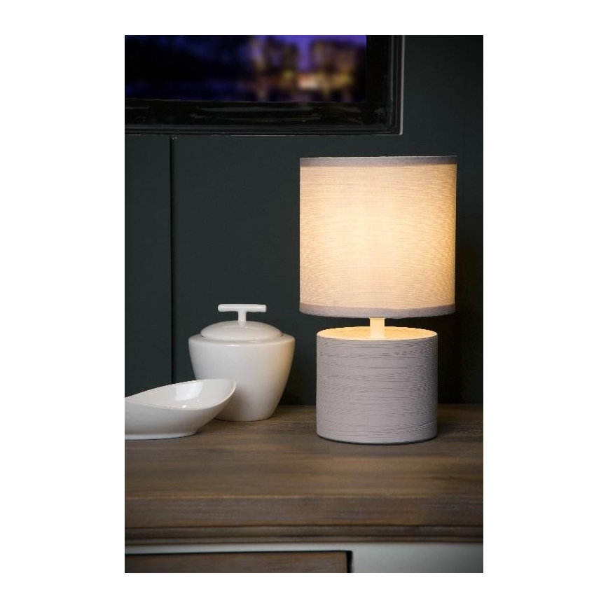 Lucide 47502/81/38 Bordlampe GREASBY 1xE14/40W/230V creme