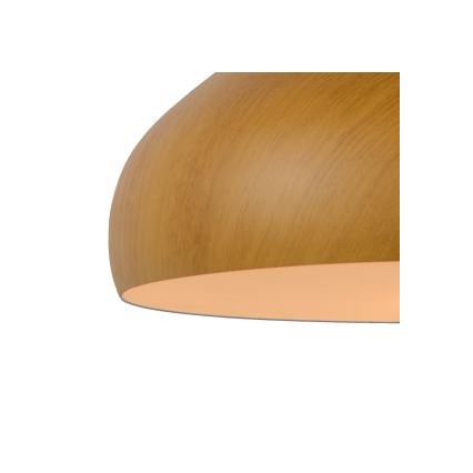 Lucide 76360/01/72 - Pendel WOODY 1xE27/60W/230V 42 cm