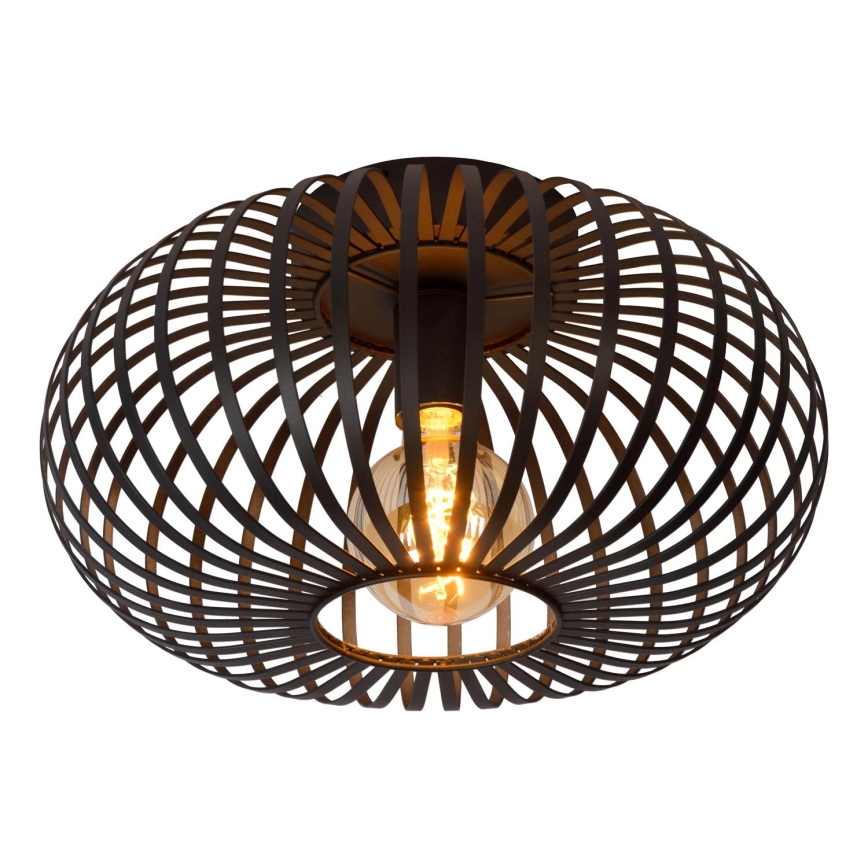 Lucide 78174/40/30 - Loftlampe MANUELA 1xE27/60W/230V diameter 39,5 cm sort