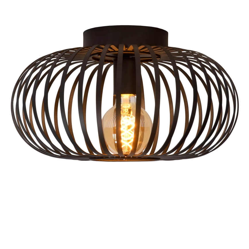 Lucide 78174/40/30 - Loftlampe MANUELA 1xE27/60W/230V diameter 39,5 cm sort