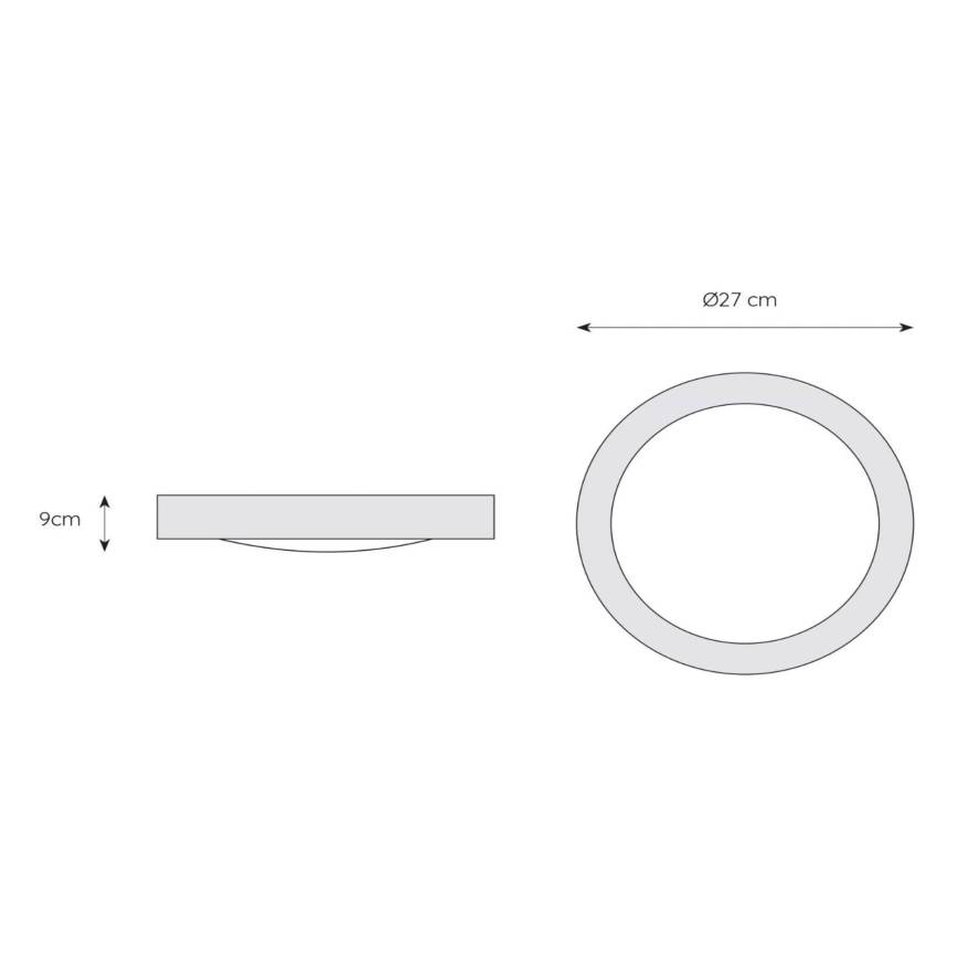 Lucide 79158/01/31 - Badeværelses loftslampe FRESH 1xE27/20W/230V IP44