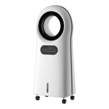 Luftkøler med ionisator 110 W/230 V, hvid – med fjernbetjening