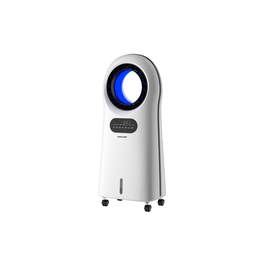 Luftkøler med ionisator 110 W/230 V, hvid – med fjernbetjening