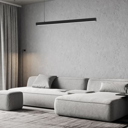Loftlampe på kabel LUNGO T8 1xG13/18W/230V sort