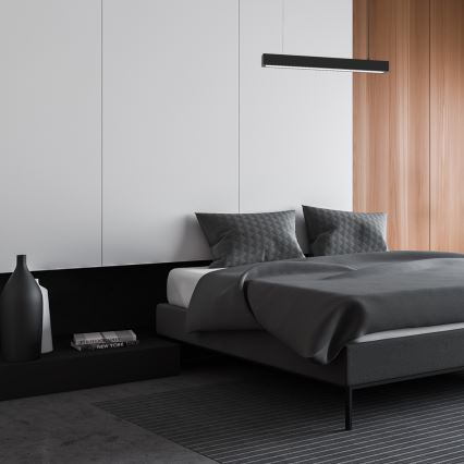 Loftlampe på kabel LUNGO T8 1xG13/9W/230V sort