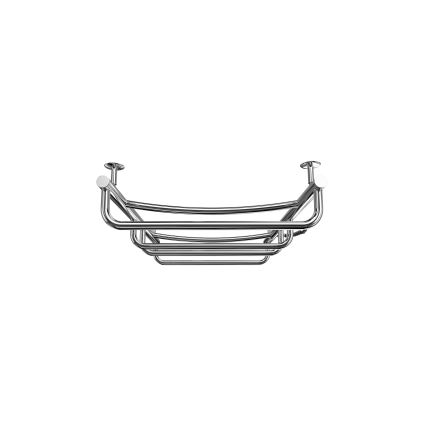 LUX badeværelses stigeradiator 105W/230V, 81x52 cm, rustfrit stål/poleret krom, højrevendt