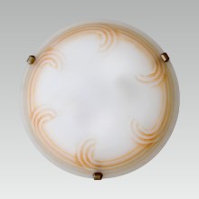 Luxera 1466 - Lampeskærm POMPEII E27 glas