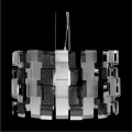 Luxera 18041 - Lysekrone i en snor ZIGZAG 1xE27/100W/230V