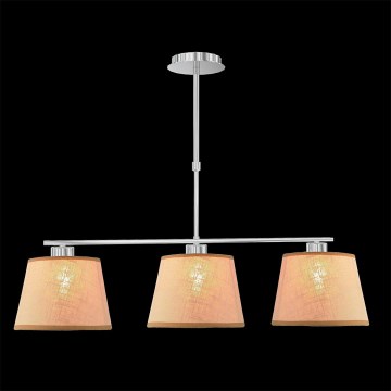 LUXERA 18066 - Lysekrone COMBO 3xE27/60W beige