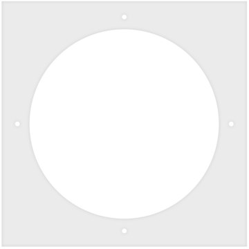 Luxera 31027 - Reservedele glas til loftslampe PUEBLO E27