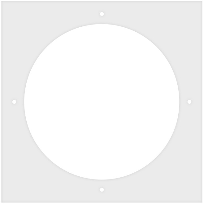 Luxera 31027 - Reservedele glas til loftslampe PUEBLO E27