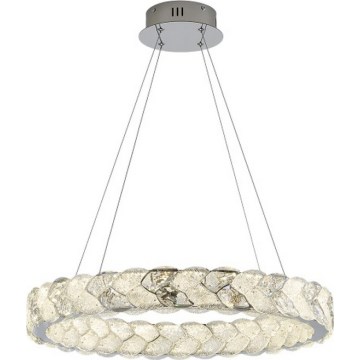 LUXERA 46156 - LED-lysekrone på wire LARUNA LED/38W/230V 4000K mat krom