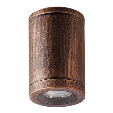 Luxera 48326 - Udendørs loftlampe MOPTI 1xGU10/7W/230V IP54 bronze