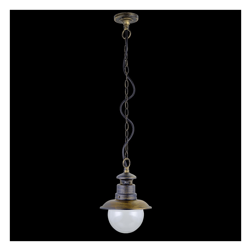 LUXERA 48401 - Udendørs lysekrone LIMASSOL 1xE27/60W/230V IP44