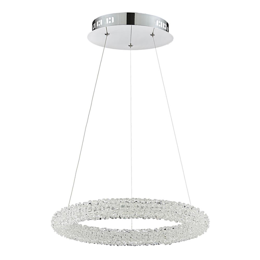 Luxera 64391 - LED krystal lysekrone i snor ALMEDA LED/24W/230V