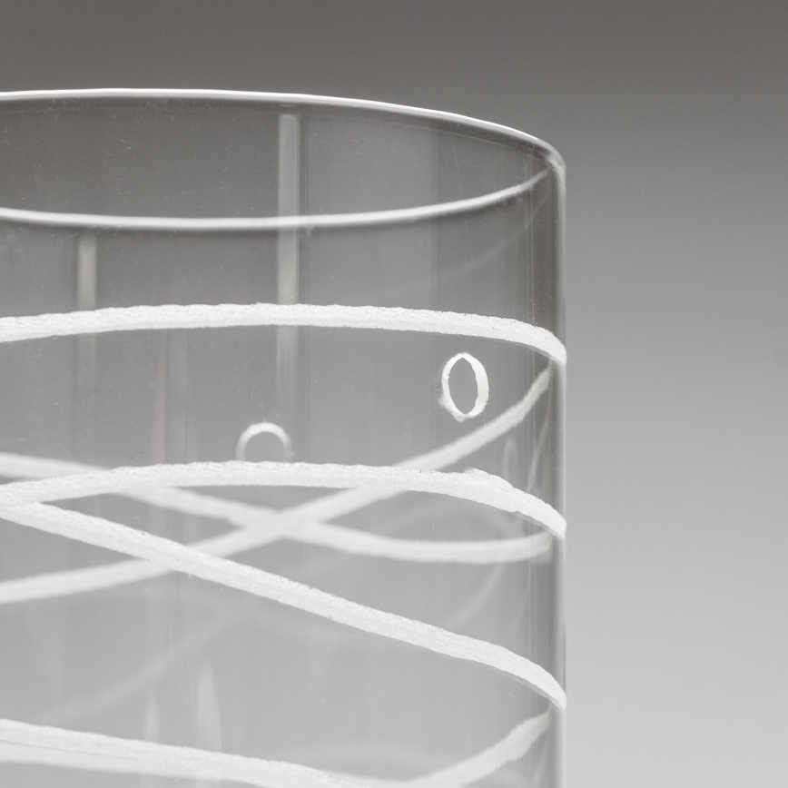 Luxera 68001 - Lampeskærm PALMIRA E14 glas