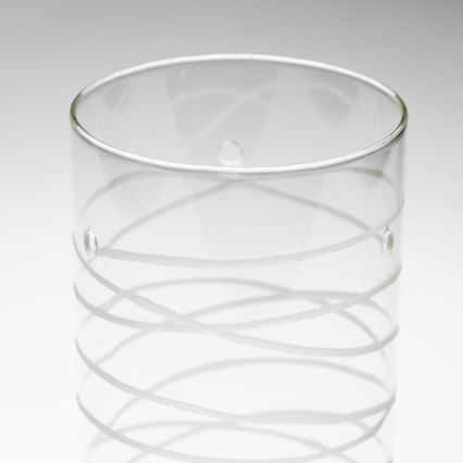 Luxera 68001 - Lampeskærm PALMIRA E14 glas