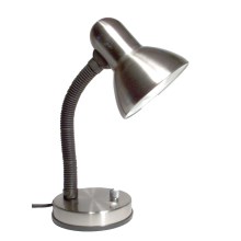 Lysdæmpende bordlampe KADET – S 1xE27/40W mat.chrom