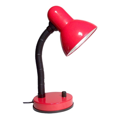 Lysdæmpende bordlampe KADET -S 1xE27/40W rød