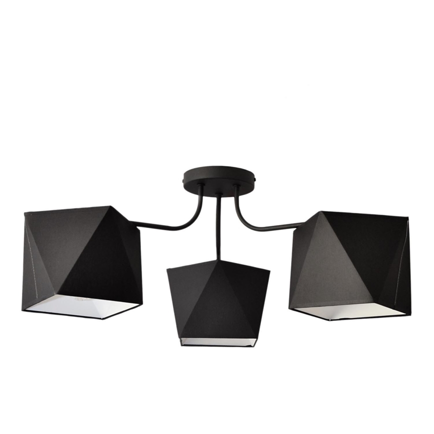Lysekrone ADAMANT 3xE27/15W/230V antik sort
