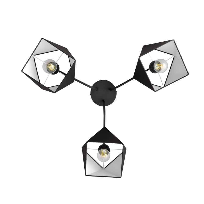 Lysekrone ADAMANT 3xE27/15W/230V antik sort
