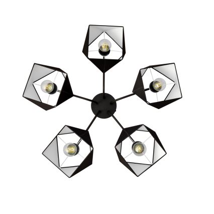 Lysekrone ADAMANT 5xE27/15W/230V antik sort