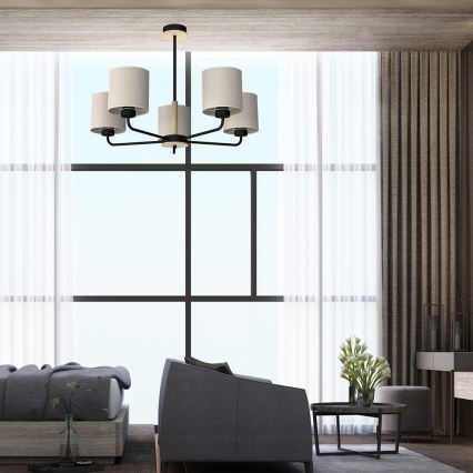 Lysekrone ATLANTA 5xE27/60W/230V