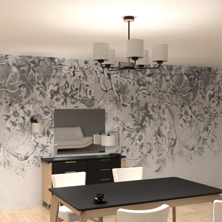 Lysekrone ATLANTA 5xE27/60W/230V