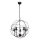 Lysekrone GLOBE 5 5xE14/60W antik sort