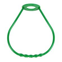 Lysekrone håndtag plast grøn