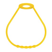 Lysekrone håndtag plast gul